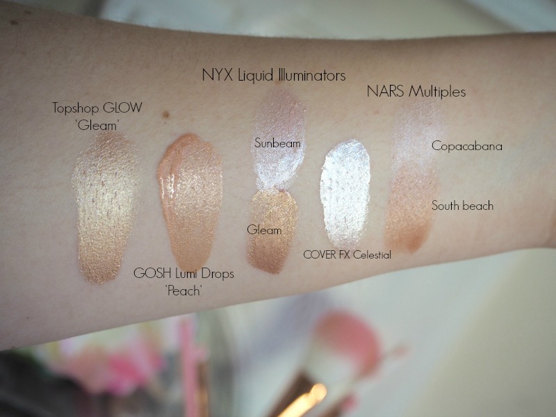Makeup revolution jelly highlighter swatches