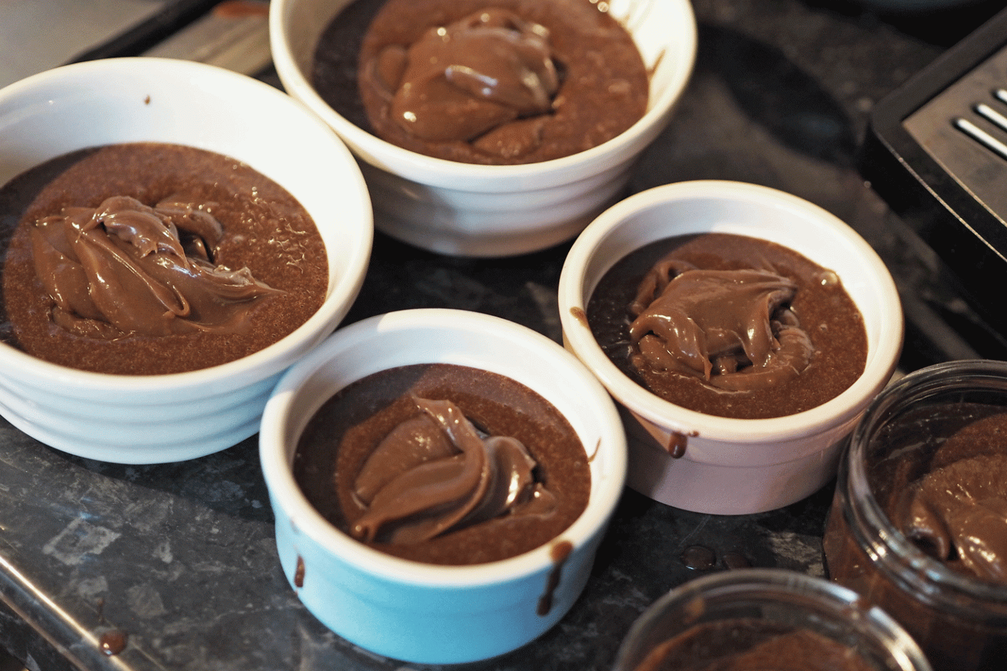 Hawksmoor snickers melt in the middle chocolate pudding