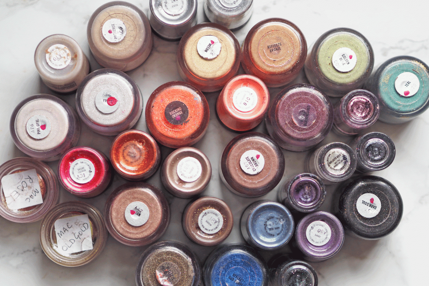 MAC pigments best shades for makeup artists