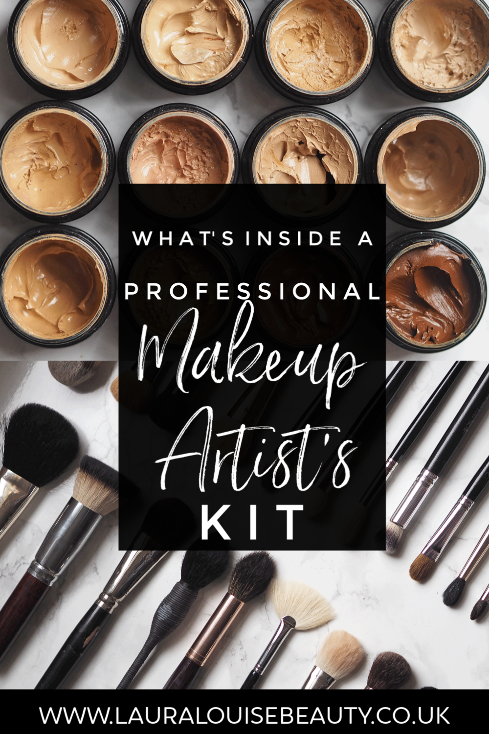 What's in my Professional Makeup Kit + Full Makeup List! - Laura Louise Makeup + Beauty