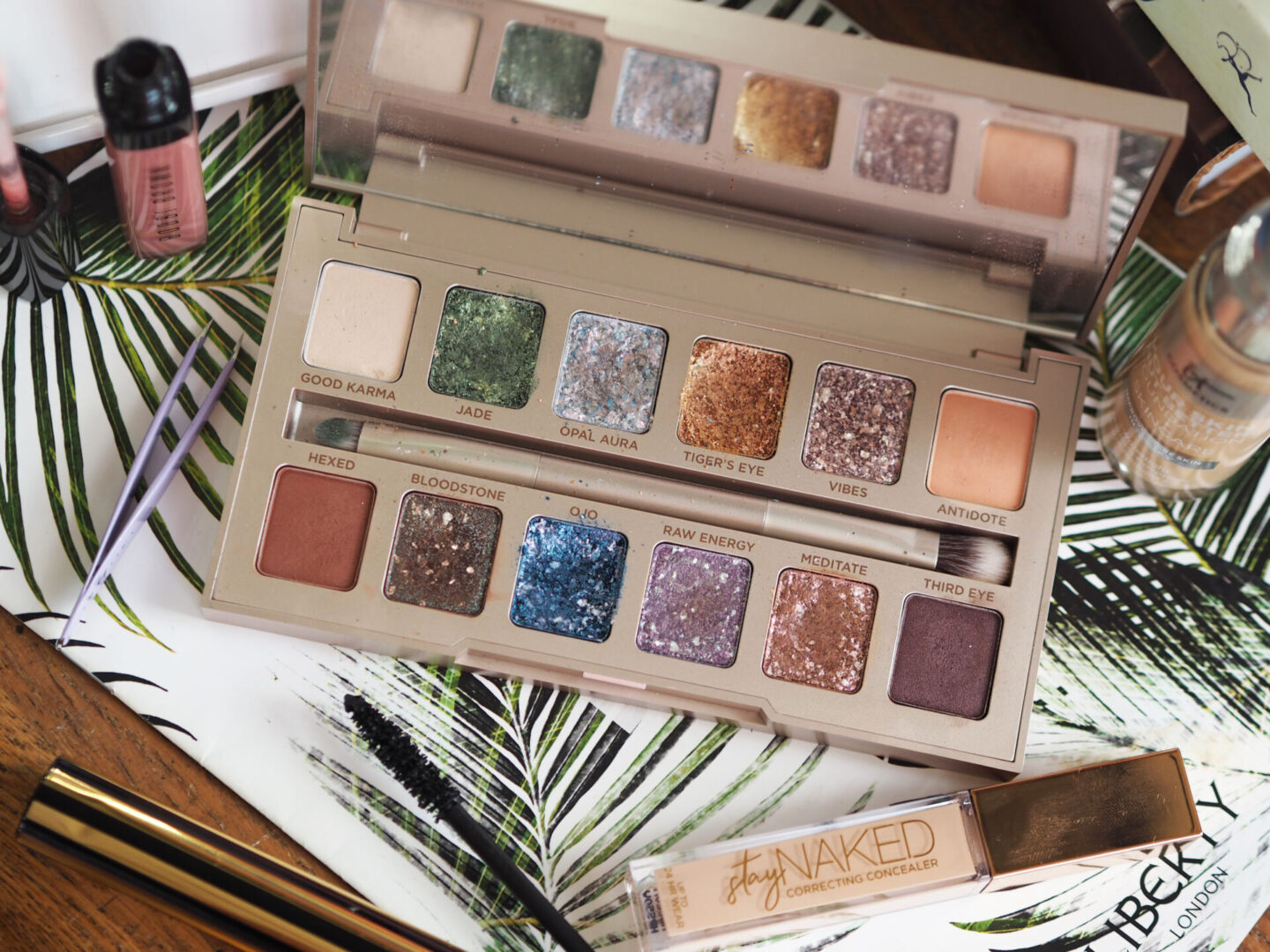 urban decay stoned vibes palette swatches review
