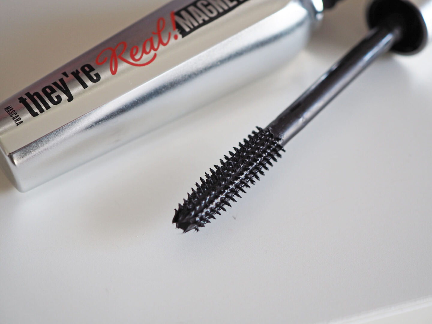 Benefit They're Real magnet mascara review before after