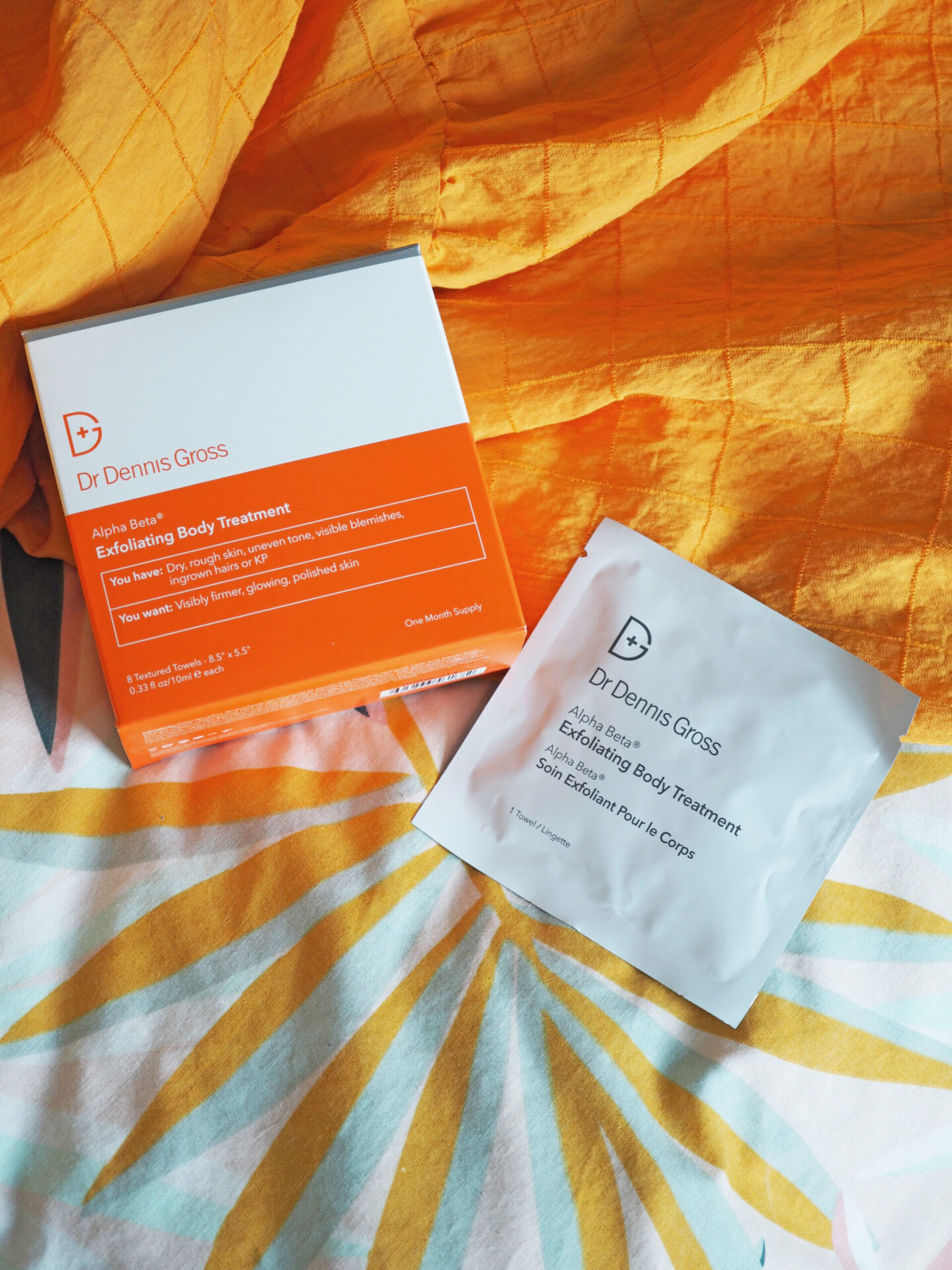 dr dennis gross alpha beta exfoliating body treatment review