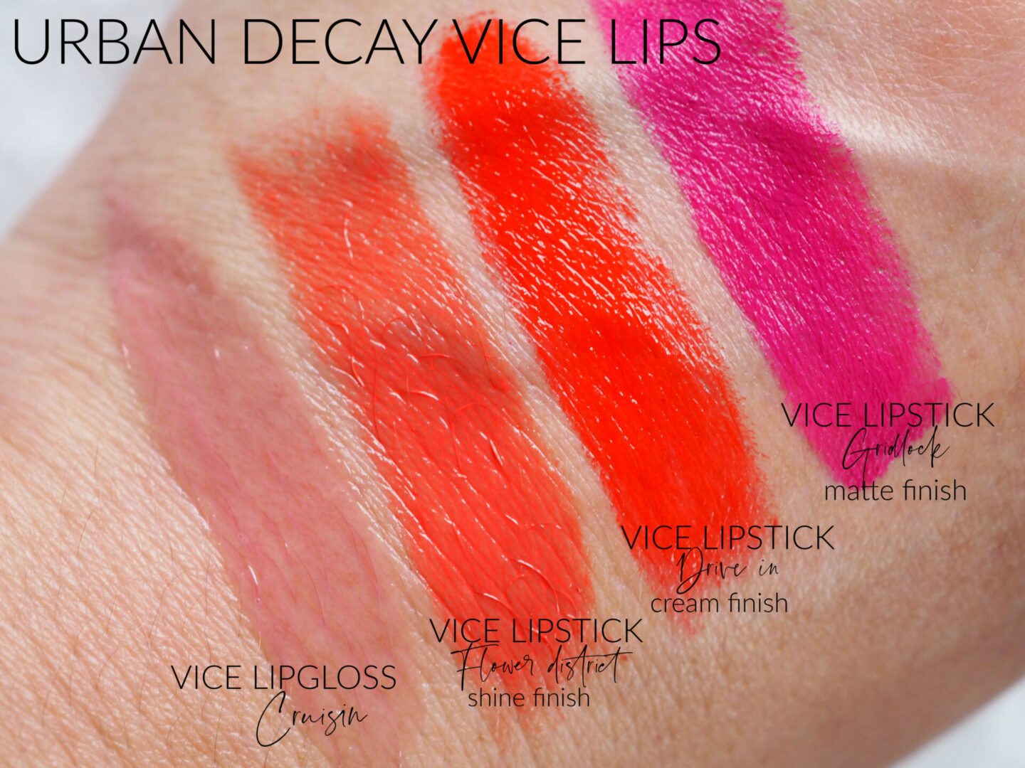 urban decay new vice lipsticks swatches