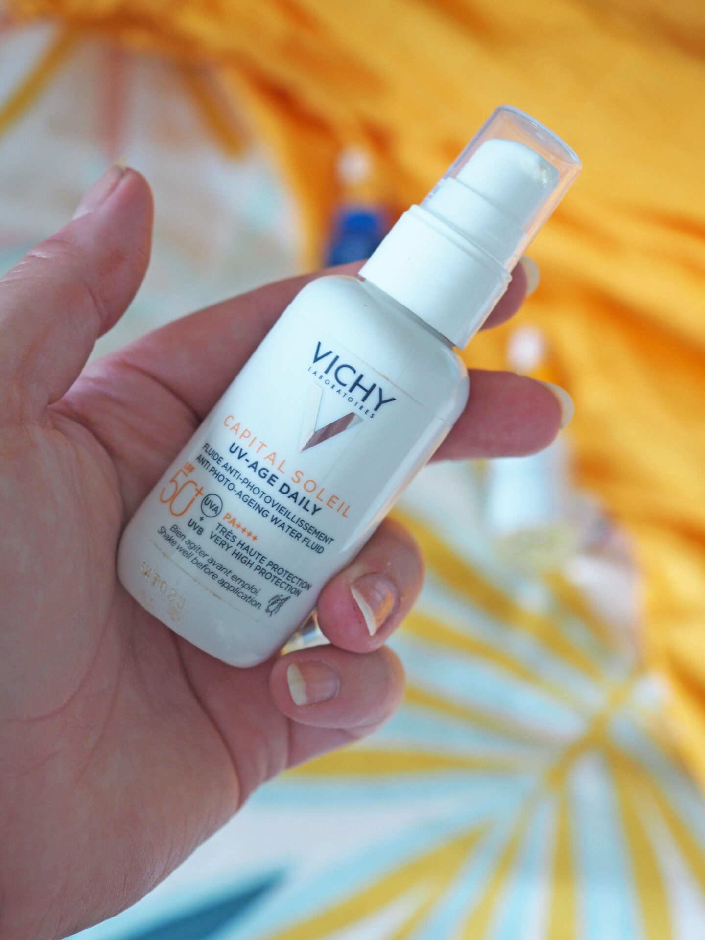 vichy capital soleil uv age daily Spf 50 review