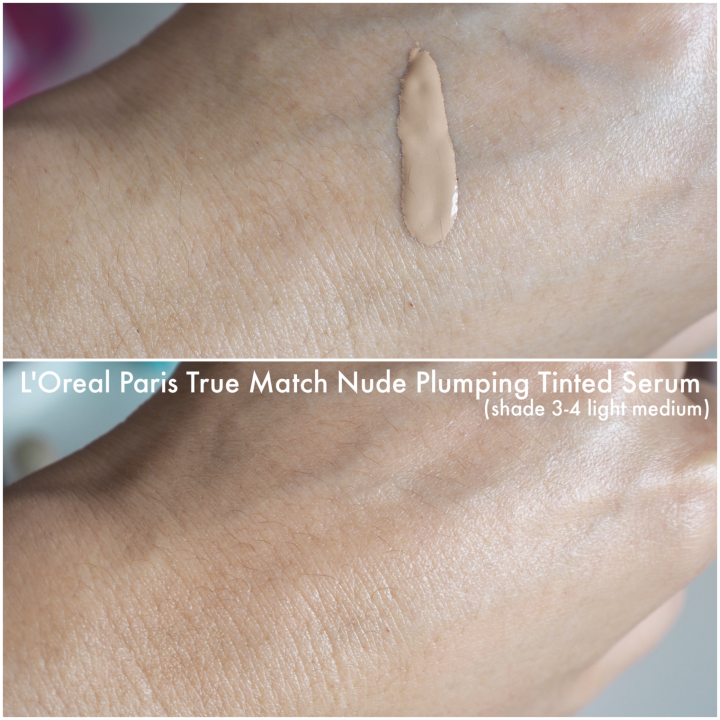 L'Oreal True Match Plumping Tinted Serum review before and after