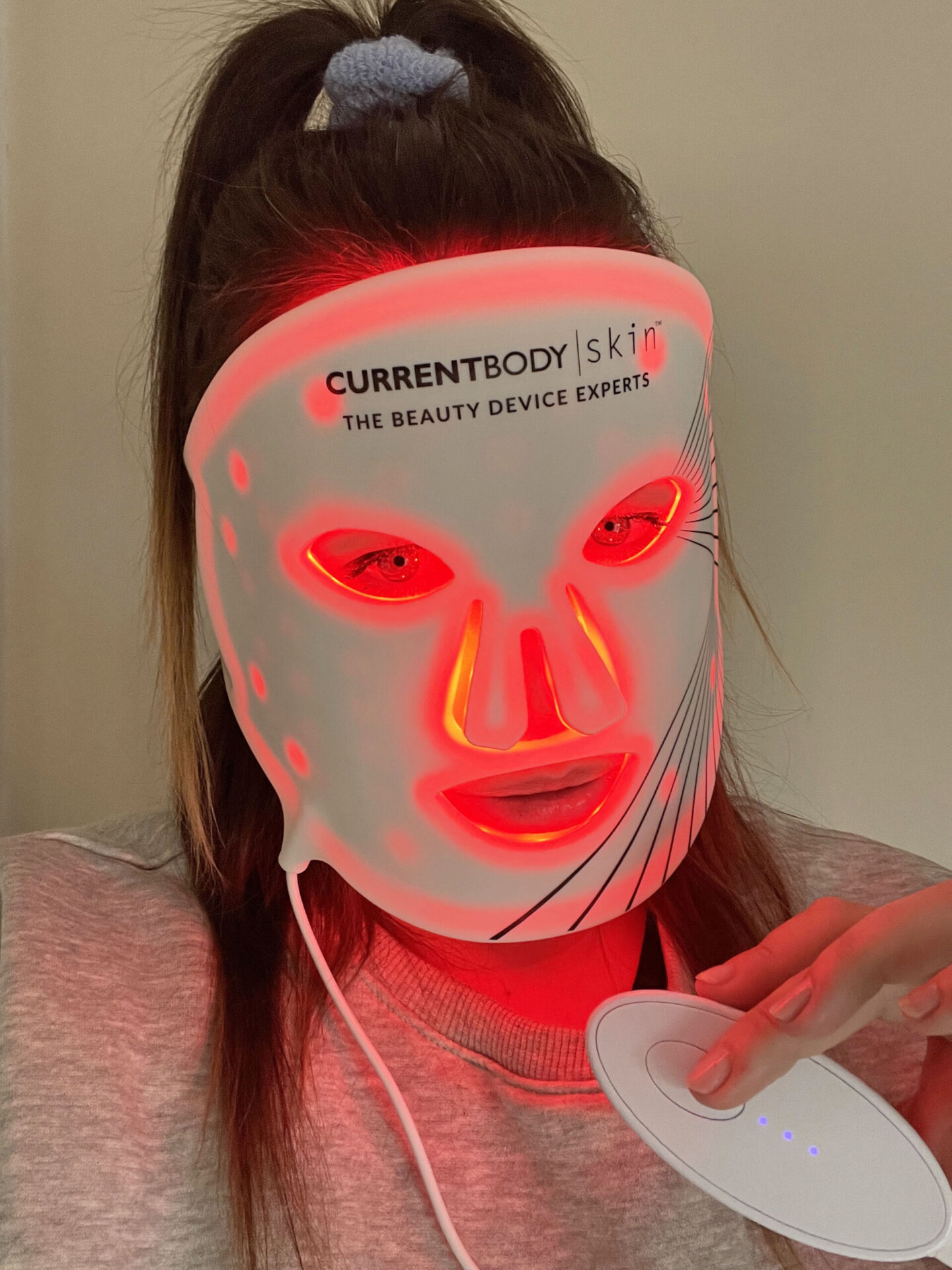 currentbody skin LED light therapy mask review before and after