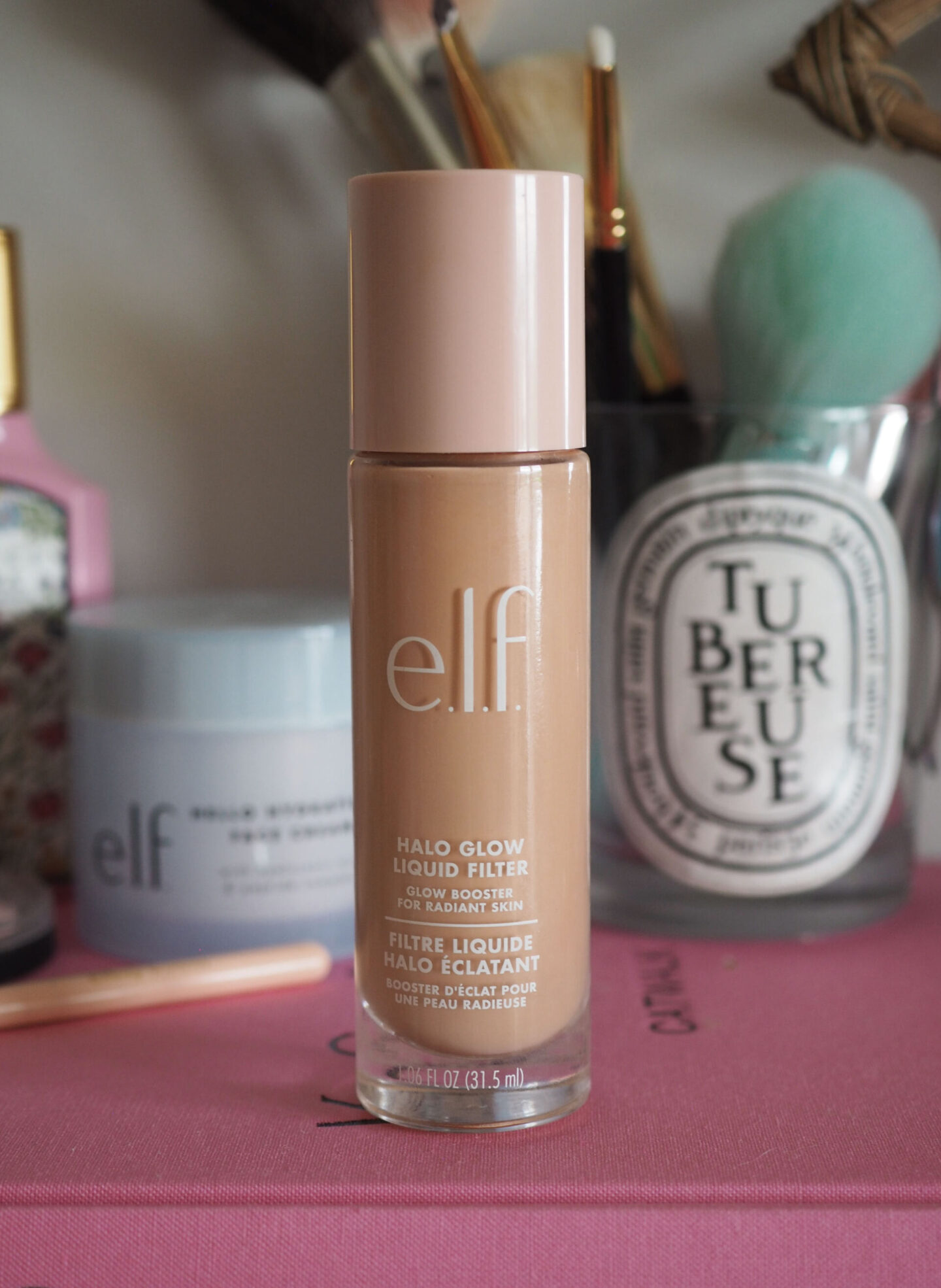 ELF Cosmetics Halo Glow Liquid Filter Review. Laura Louise Makeup