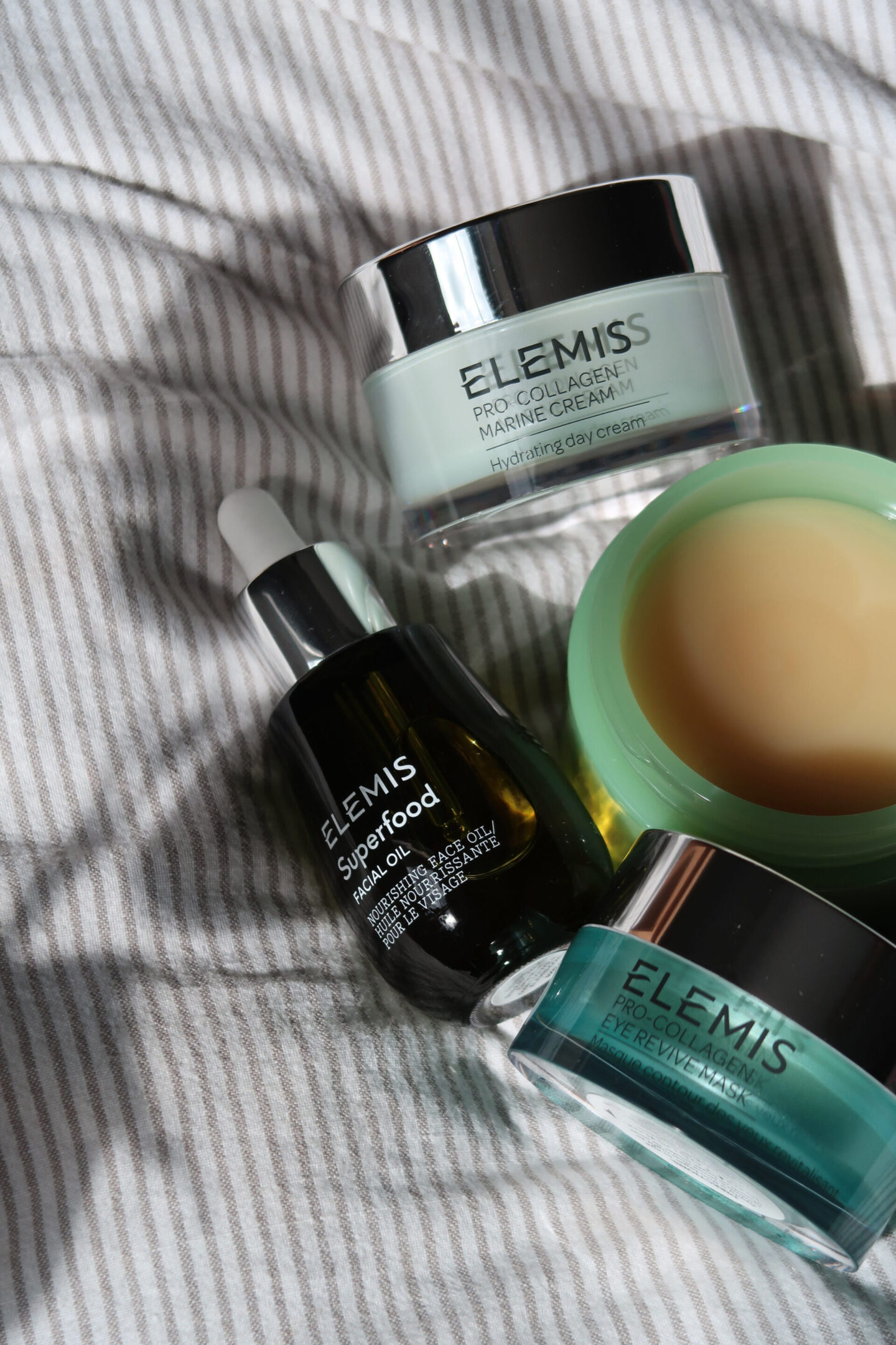 Elemis Pro Collagen and superfood 4 piece treatment routine QVC today's special value